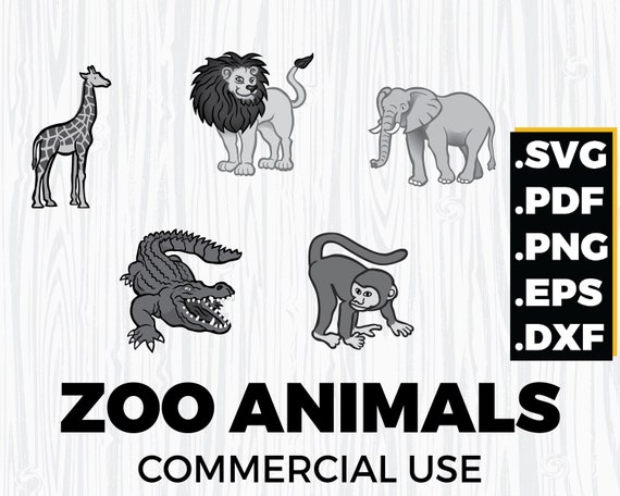 Download Zoo Animals Svg Zoo Svg Zoo Animal Svg Alligator Svg Etsy