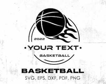 Basketball svg, Team Logo svg, Cricut Files, Silhouette Files, svg cut files, printable, pdf, png