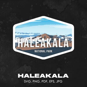 Parc national de Haleakala svg, png, pdf, eps, jpg | clipart, graphique, téléchargement instantané