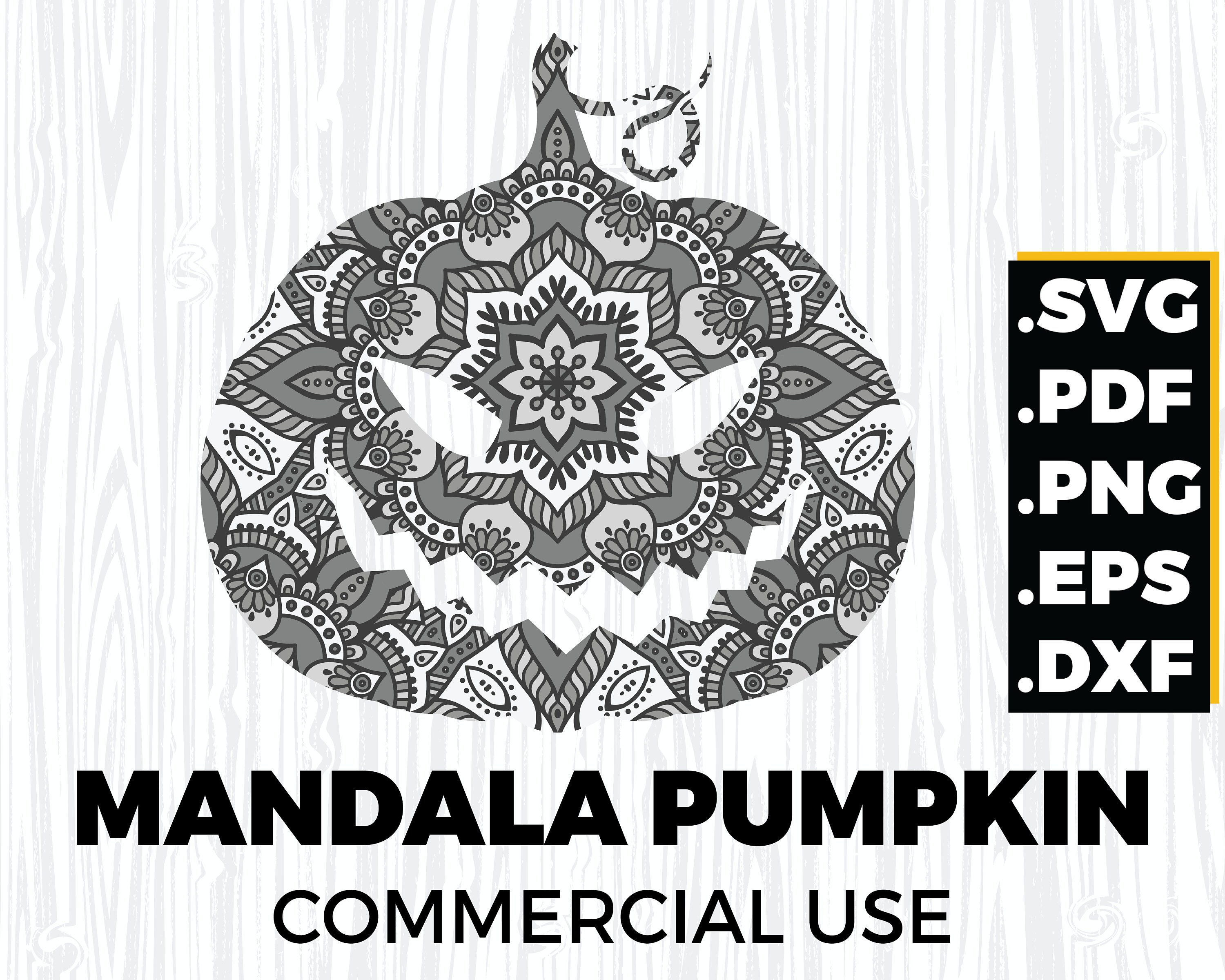 Download Mandala Pumpkin Mandala Pumpkin Svg Pumpkin Svg Pumpkin Etsy