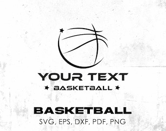 Basketball svg, Team Logo svg, Cricut Files, Silhouette Files, svg cut files, printable, pdf, png