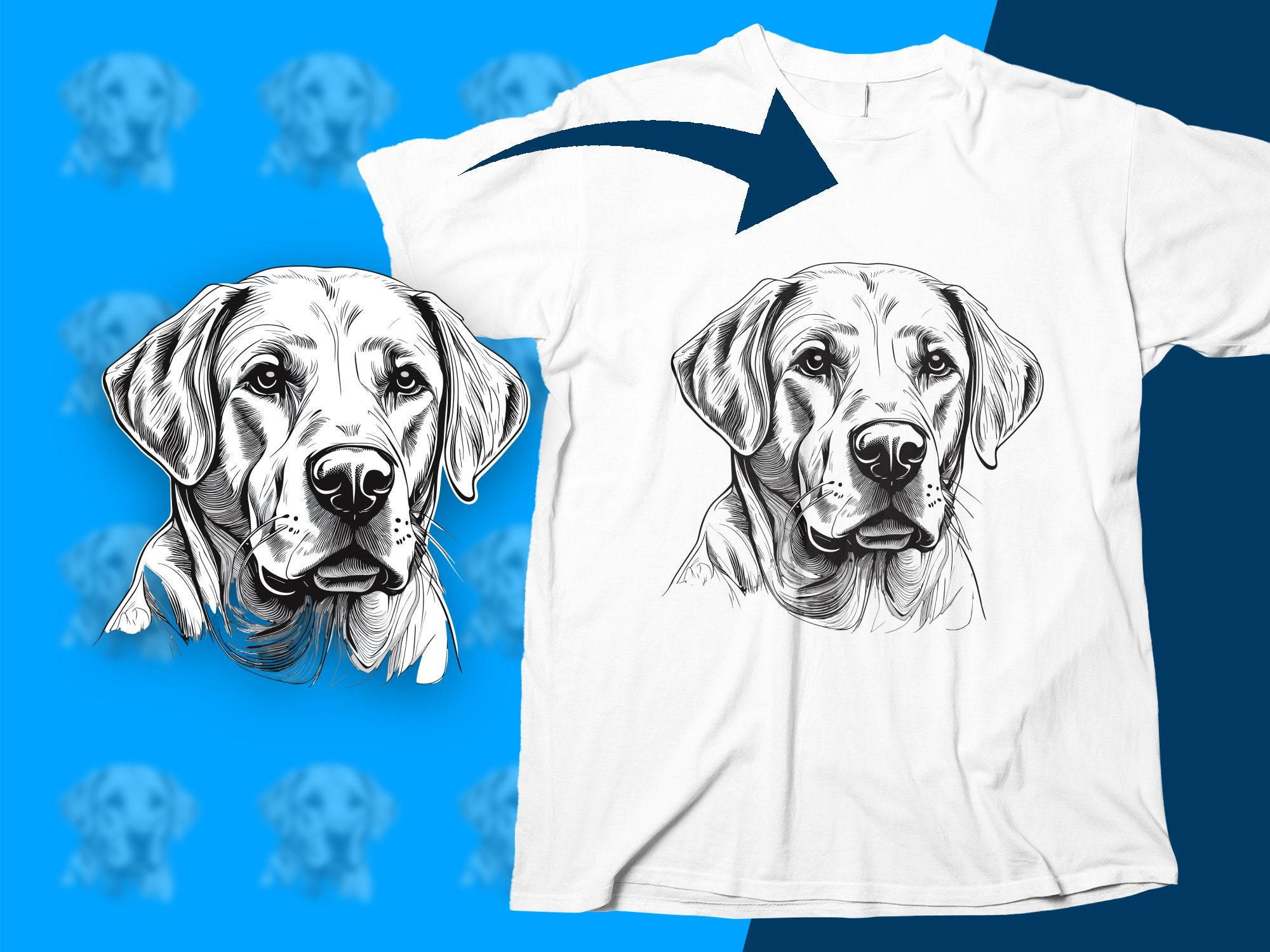 Labrador Svg, Dog Svg File, Pet Svg, Pdf File, Png, Eps File, Cut File ...