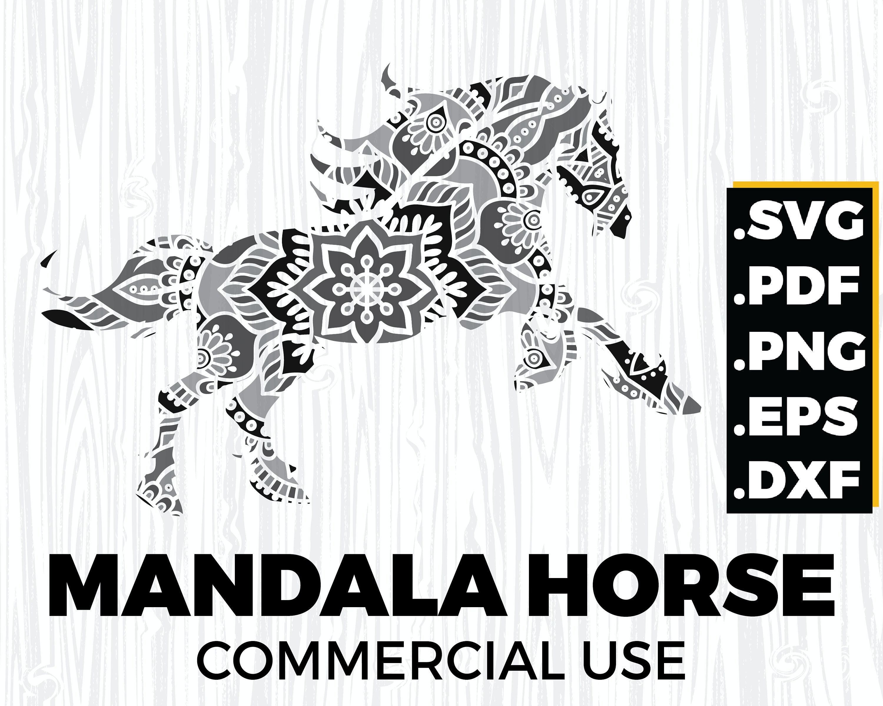 Download Mandala Horse Animal Svg