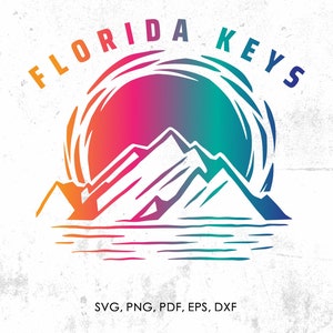 Florida Keys svg, Summer Vacation, Spring Break, Beach svg, png, eps, vector, instant download