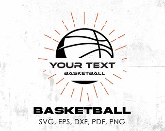 Basketball svg, Team Logo svg, Cricut Files, Silhouette Files, svg cut files, printable, pdf, png