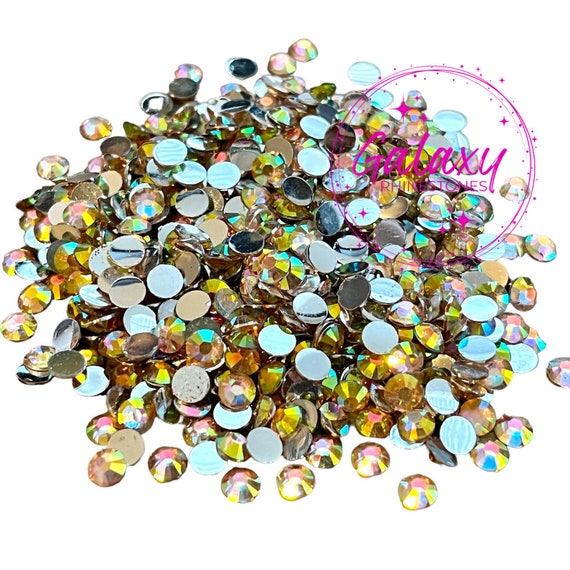 1,500ct Sweet Peach AB Rhinestones With Silver Back Non Hotfix Flatback  Rhinestones 2MM, 3MM, 4MM, 5MM, Ships From USA Perfect for Tumblers 