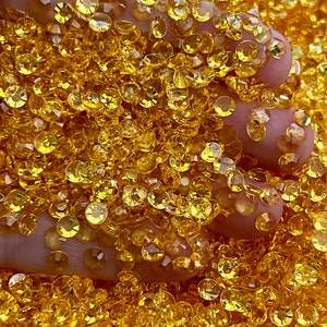 Tangerine Rhinestones: 3000ct Transparent Flatback Crystals for Tumblers