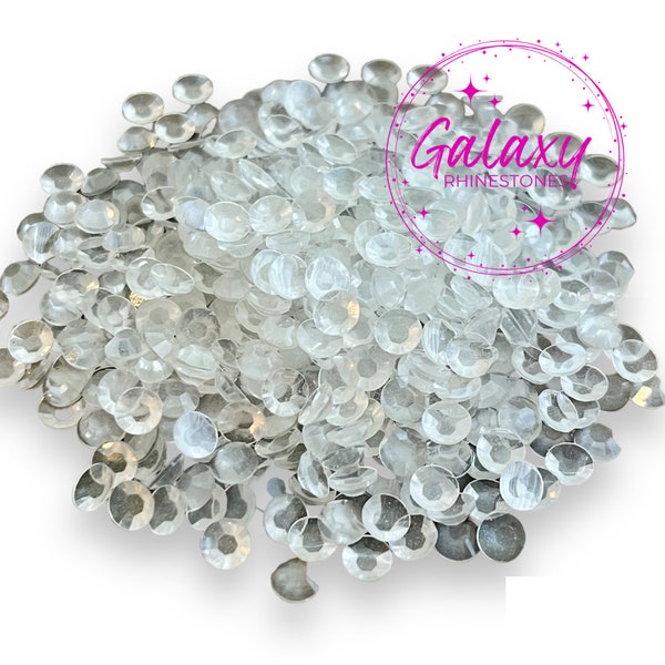 1,500ct Glow In The Dark Clear Luminous Rhinestones Non Hotfix Flatback Rhinestones 3MM, 4MM, 5MM, from USA for Tumblers