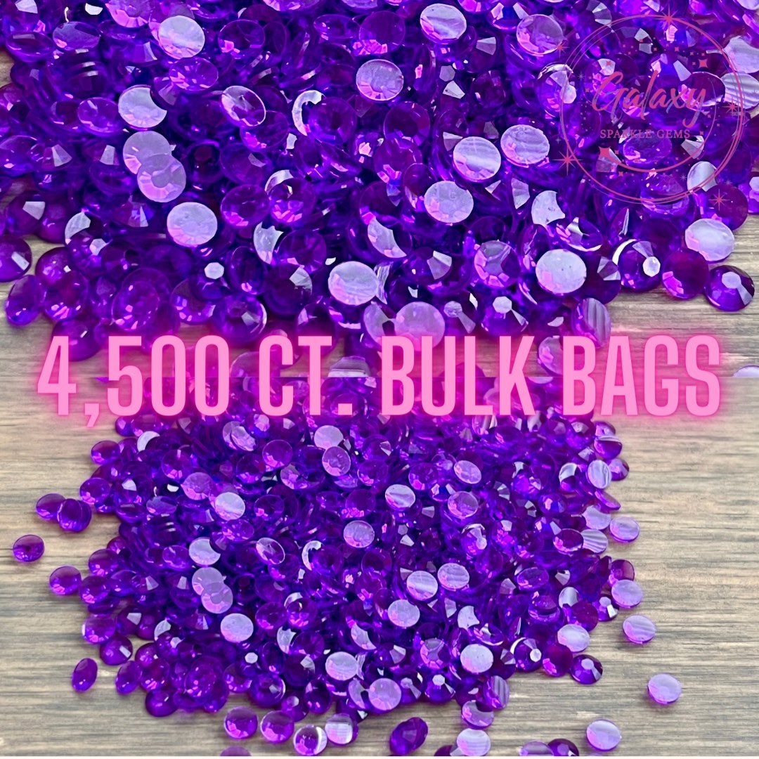 4,500ct OPAQUE Green Jelly Resin Rhinestones Bulk Wholesale Non Hotfix Non  AB Coated Flatback 3MM, 4MM, 5MM, Ships From USA 