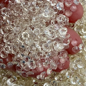 1500ct Clear Flatback Rhinestones: 2-6mm Non Hotfix Crystals for Tumblers