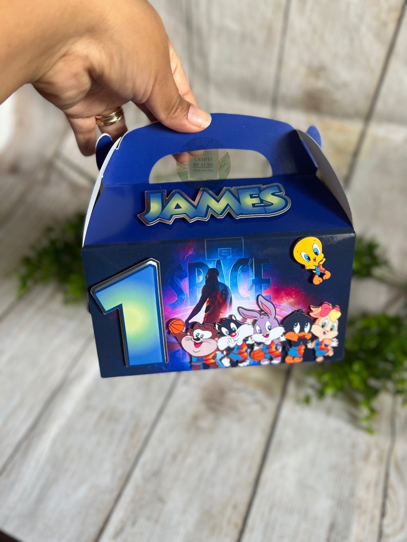 Space Jam 2 Treat Boxes/space Jam Favor Boxes/space Jam Party Etsy