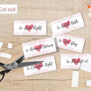 Printable Romance Coupons Romantic Gift for Him or Her image 3