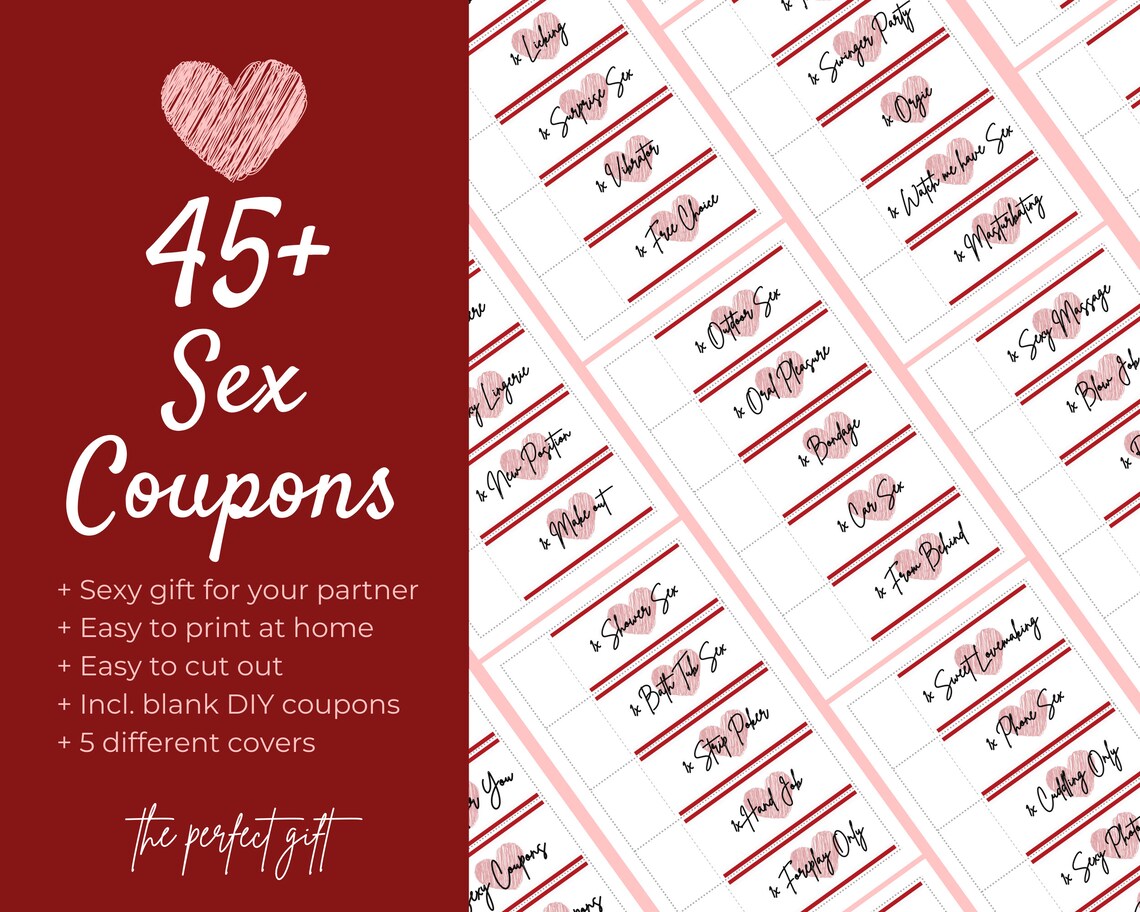 45 Sex Gutscheine zum Ausdrucken und Verschenken Sexy | Etsy