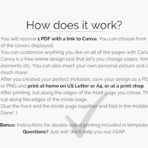 Instructions on how to use the passport invitation template.