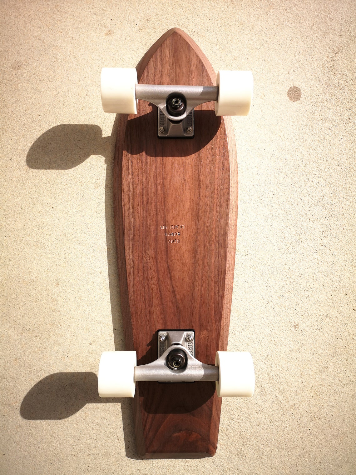 Cruiser board made of walnut wood Etsy
