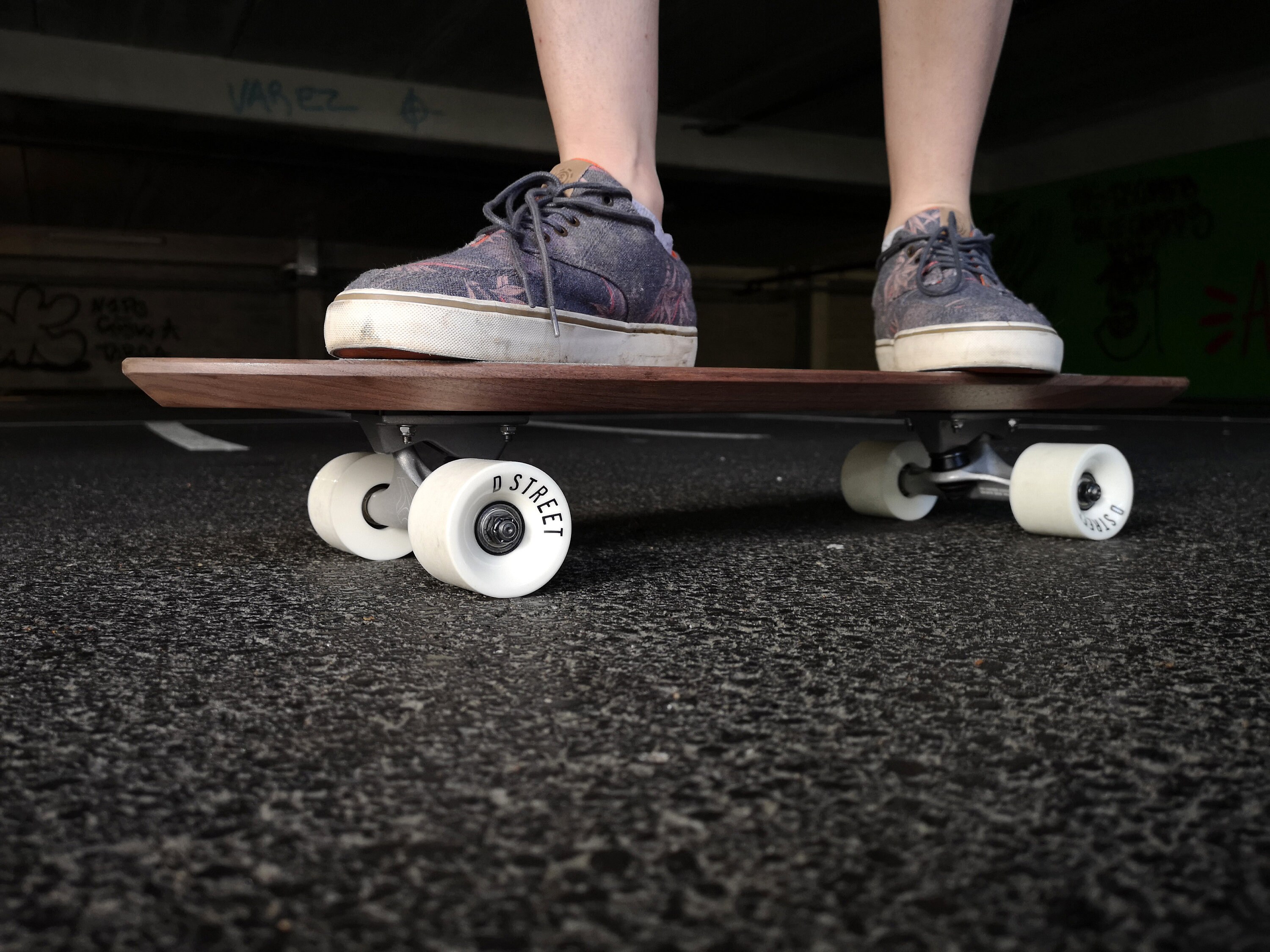 Cruiser board made of walnut wood Etsy