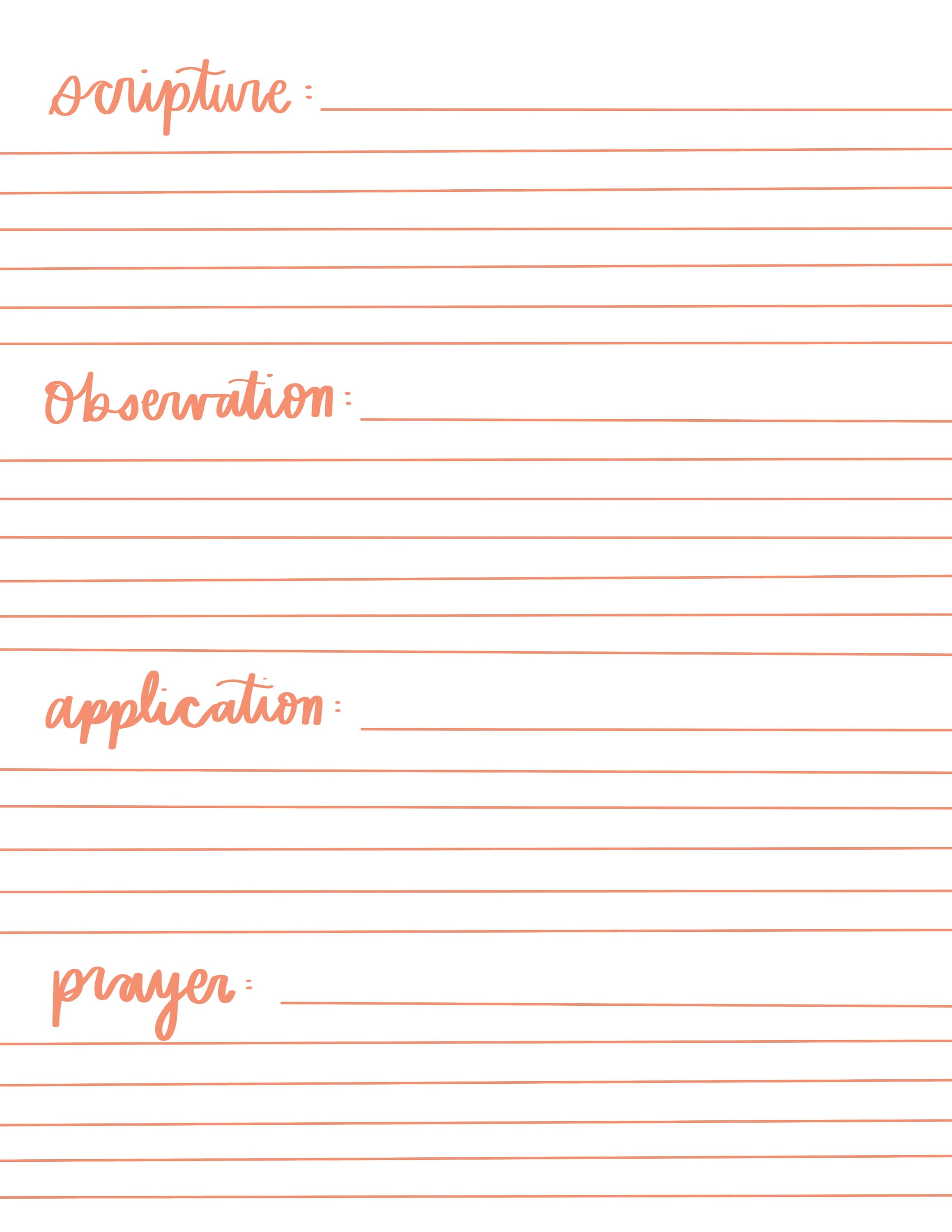 Soap Bible Study Method Guide Instant Download Etsy