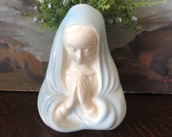 Vintage Royal Windsor Virgin Mary Lady Head Vase Vintage Virgin Mary Planter Vintage Madonna Planter Vintage Madonna Vase Vintage Lady Head