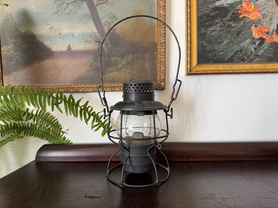 Vintage Adlake (adams & Westlake) Kero Railroad Kerosene Lantern