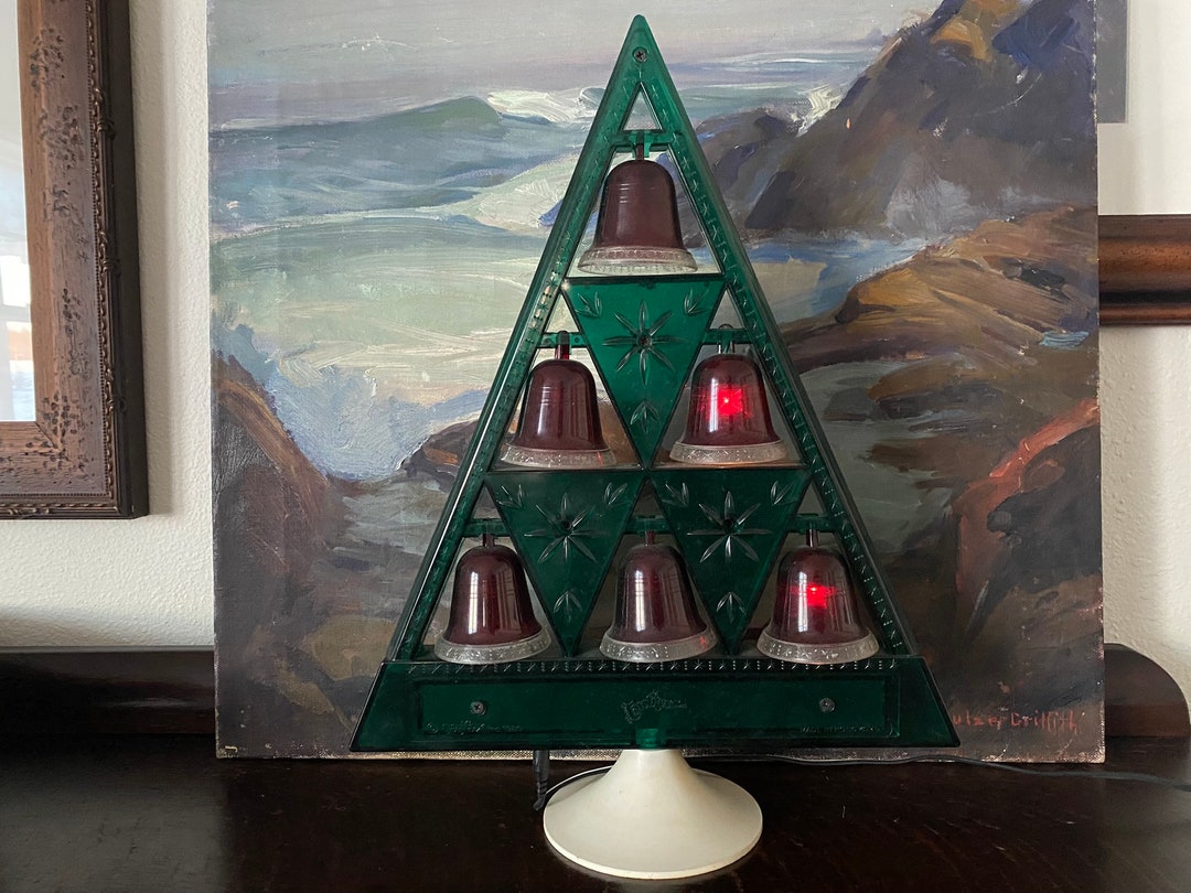 Vintage Calfax Carolites Lighted Musical Carillon Christmas Etsy