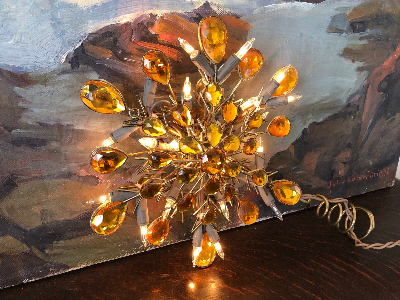 Vintage Mid Century Light Up Christmas Tree Topper Vintage Etsy