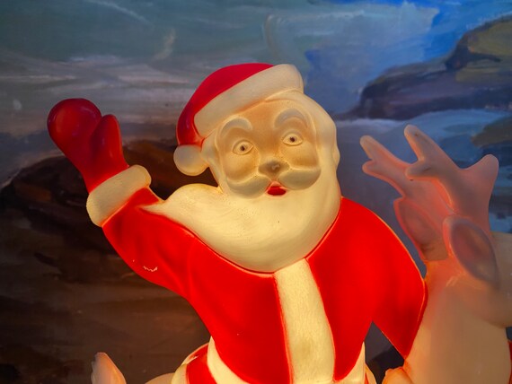 Santa Claus ランプ Xmas ライト christmas 置物 レア