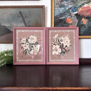 Vintage Turner Floral Art Print - Etsy