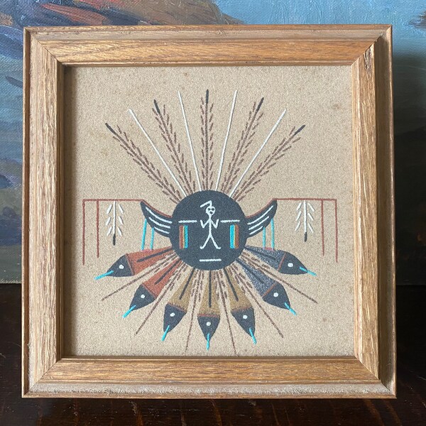 Sand Painting Art Etsy