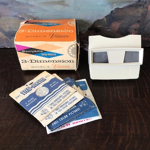 ONLINE AUCTION - Vintage View-Master Model G Viewer with Stereo Reels Vintage View Master Viewer and Reels Vintage Kodachrome Reels