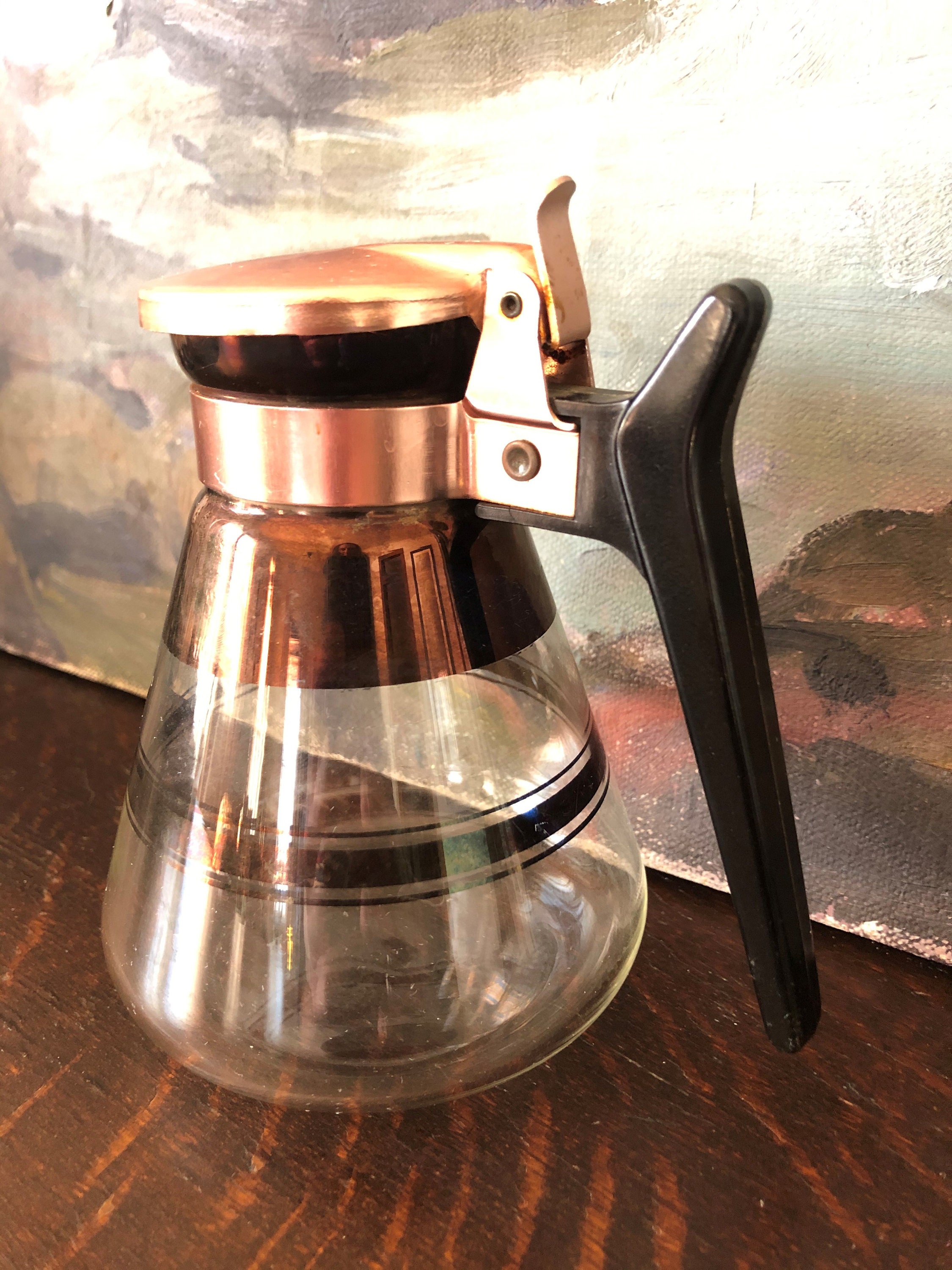 Vintage Glass Carafe Set Vintage Coffee Teapot Carafes Atomic Etsy