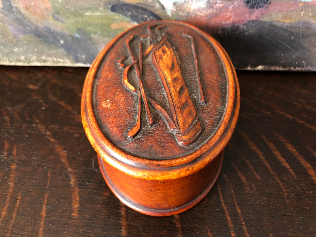 Vintage Golf Clubs Trinket Box Vintage Golf Club Valet Box Vintage Golf Decor Vintage Golf Club