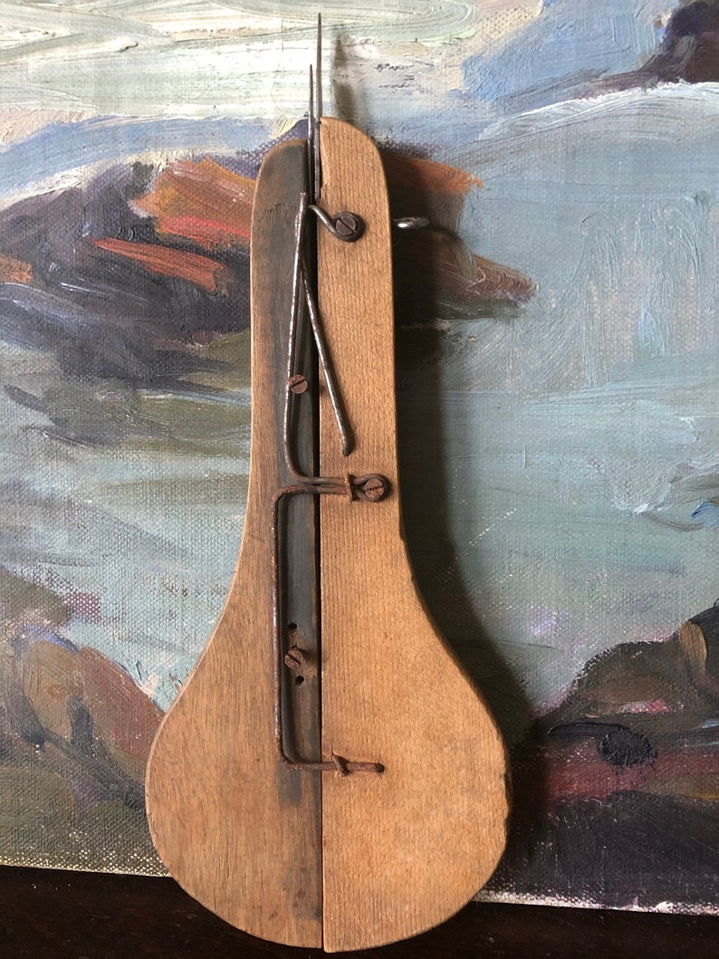 Vintage Weaving Rug Shuttle Needle Hooking Punch Vintage Wood Etsy