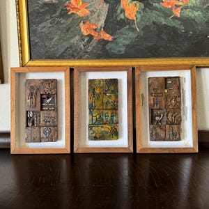 3 Vintage Shadow Box Diorama Assemblages Vintage Mixed Media Assemblages Vintage Found Object Art Vintage 3D Collage Art Vintage Diorama