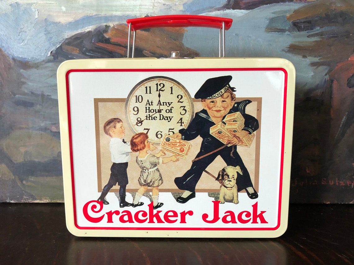 Vintage Cracker Jack Lunch Box Vintage Metal Cracker Jack Etsy