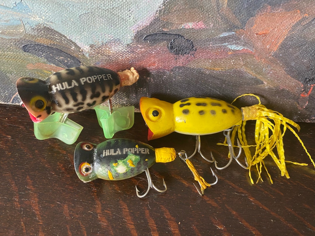 Vintage Fred Arbogast Hula Popper Fishing Lures Norway, 55% OFF