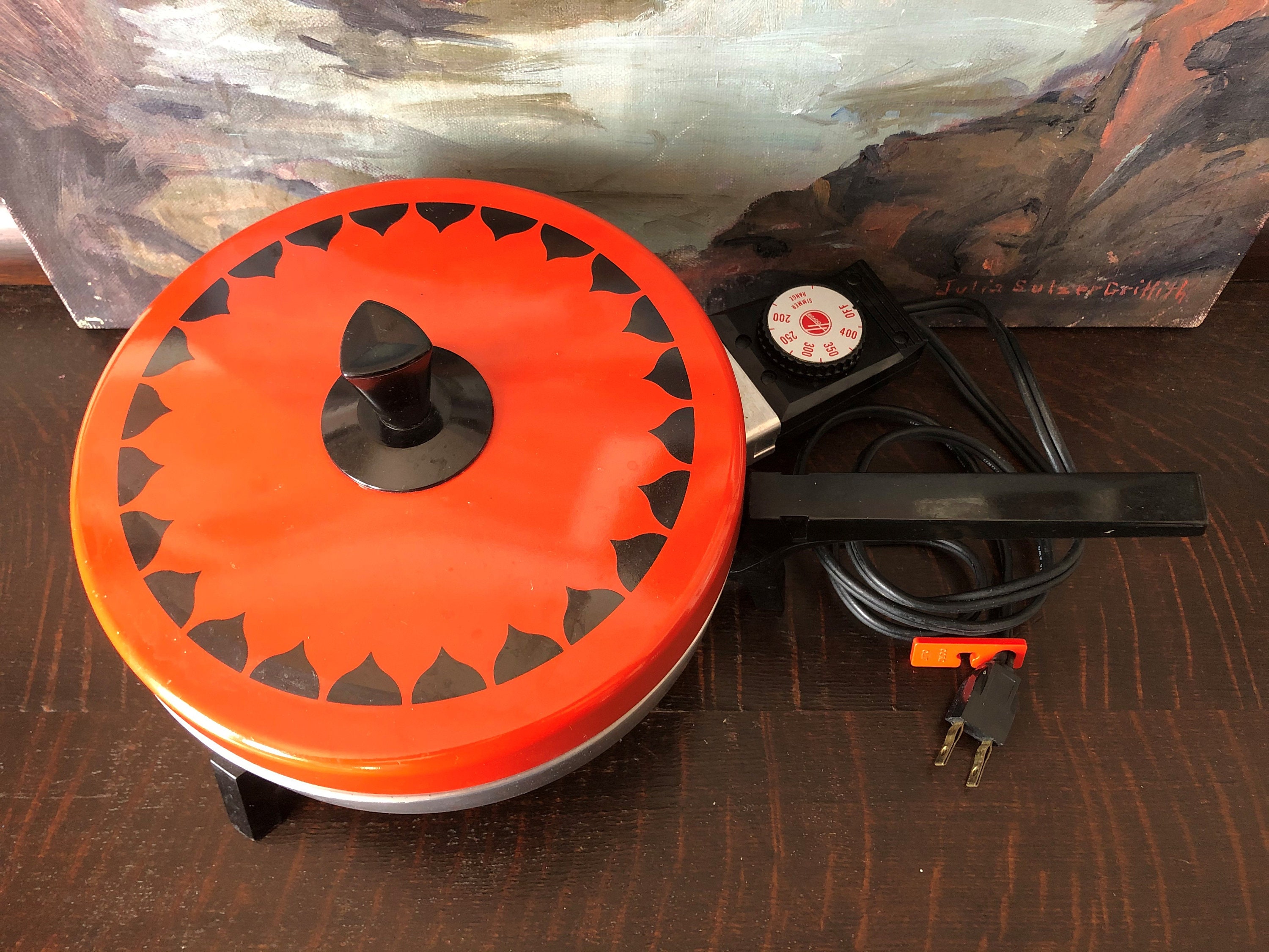 Vintage Hoover Model B3001 Fry Pan Vintage Hoover Electric Fry Etsy