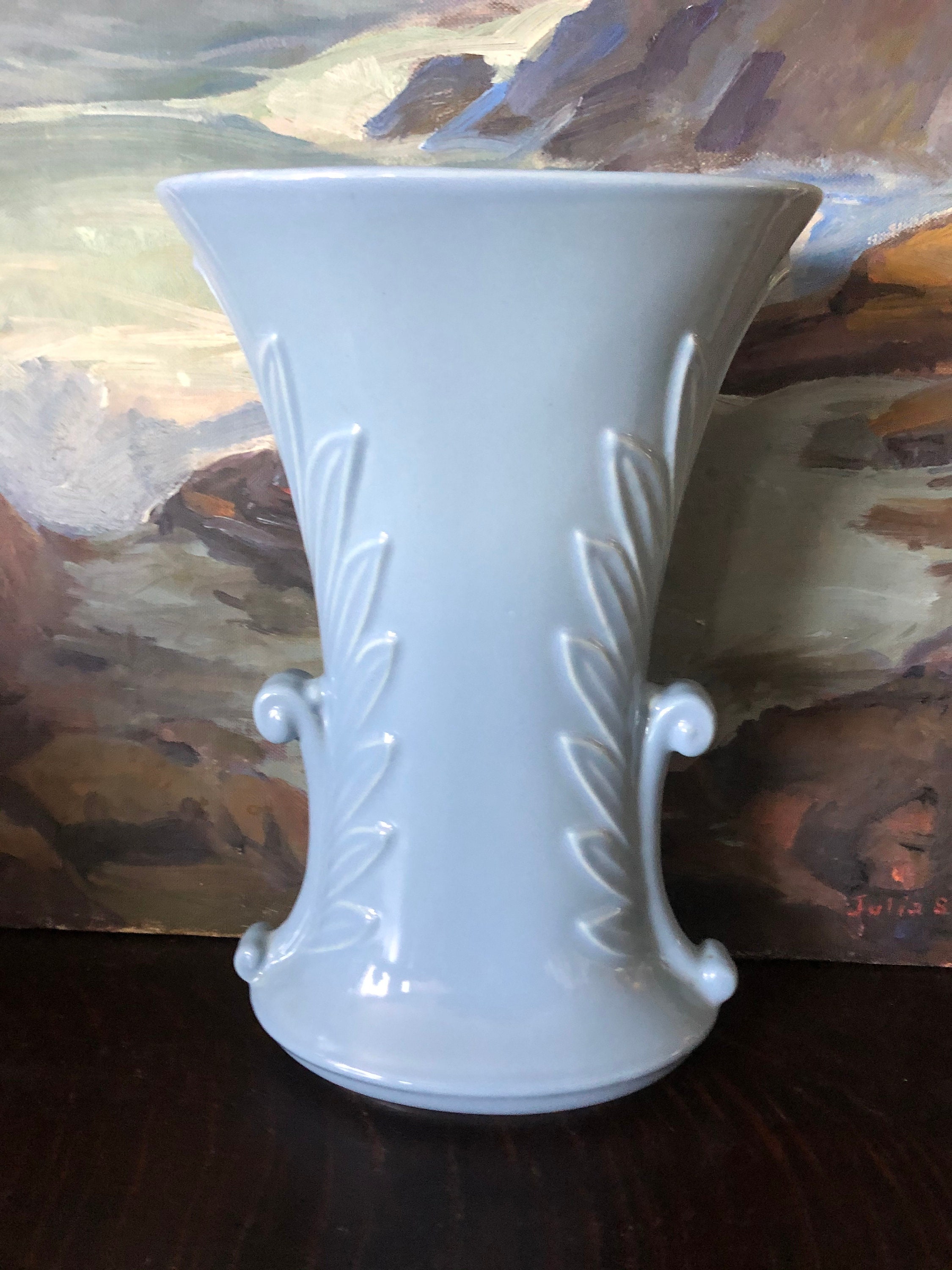Vintage Abingdon Pottery Vase Vintage Art Deco Vase Vintage Etsy