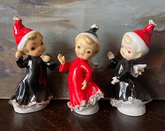 Vintage Spaghetti Christmas Angel Trio Vintage Japanese Christmas Angels Vintage Christmas Angels Vintage Dancing Angels Vintage Christmas