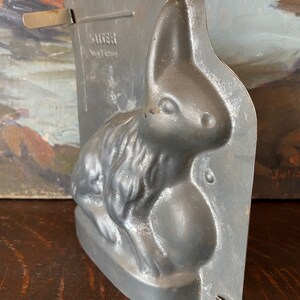 Vintage Bunny Rabbit Two Part Chocolate Mold w/ Clips Vintage German Rabbit Mold Vintage Easter Bunny Vintage Patisserie Vintage Rabbit Mold image 8