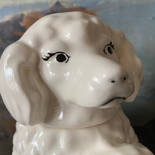 Vintage Hand Painted Poodle-Shaped Teapot Vintage Poodle-Shaped Pitcher Vintage shops Dog-Shaped Jug Vintage Dog-Shaped Pitcher Vintage Poodle