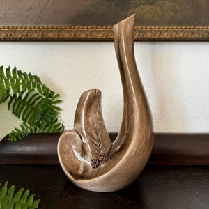 Vintage Sculptural Ikebana Vase Vintage Studio Art Pottery Pinecone Vase Vintage Gladys Ceramics Vintage Fine Art Ceramics Vintage Pottery