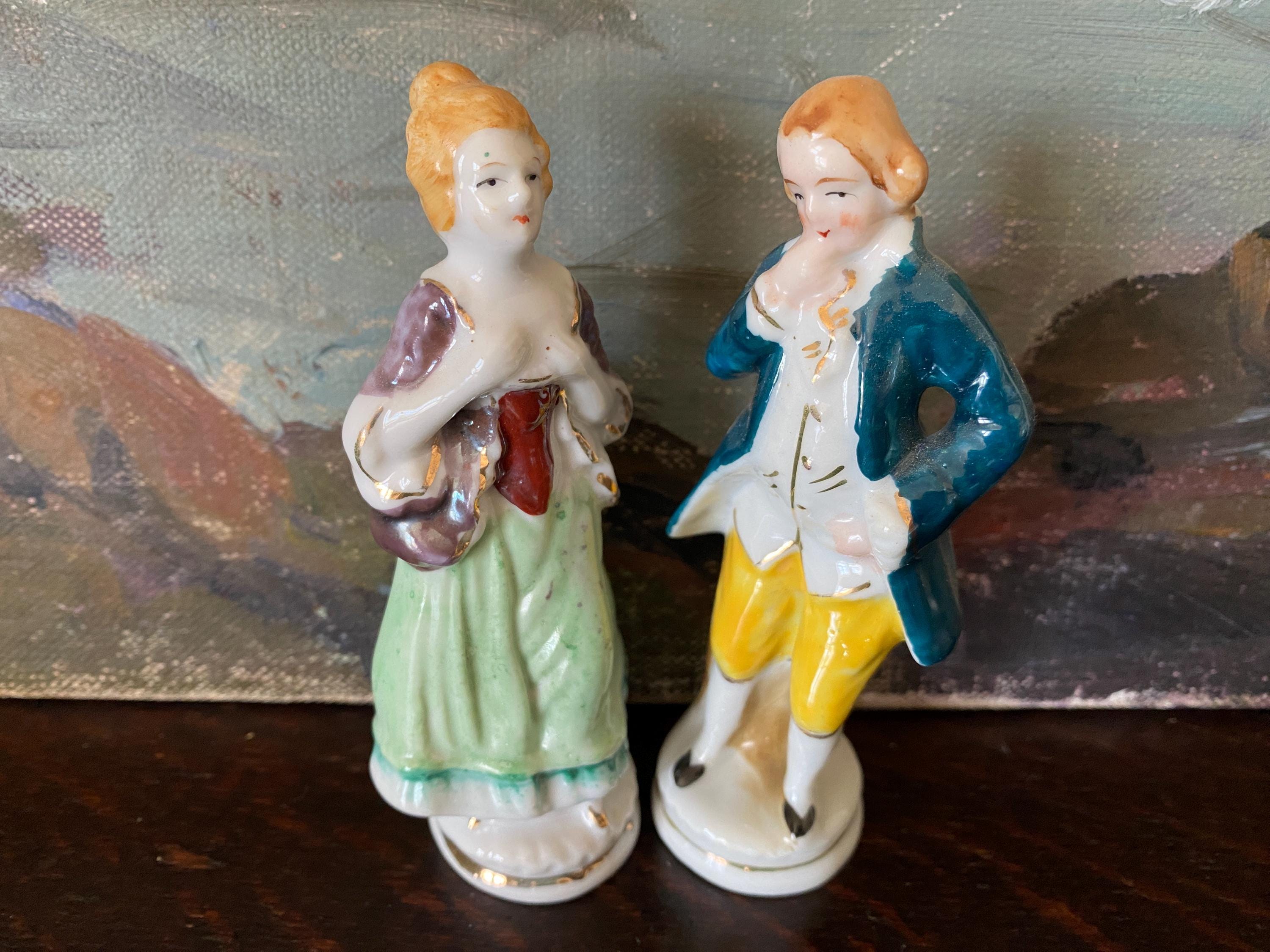 Vintage Occupied Japan Porcelain Victorian Colonial Couple - Etsy