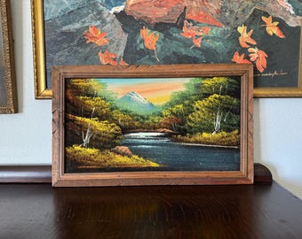 絵画 vintage ART 三輪 瑛士 EIJI MIWA | No.23052 530mm×455mm Oil on Canvas