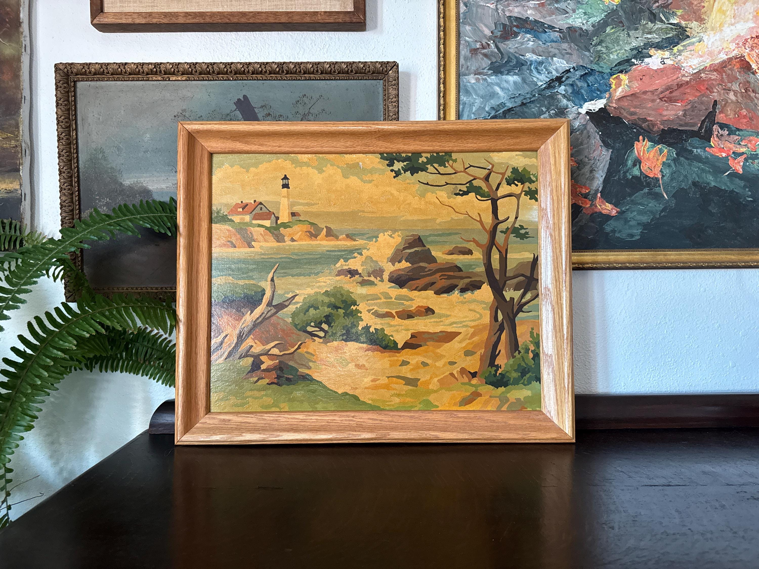 Vintage Paint by Number Nautical - Etsy