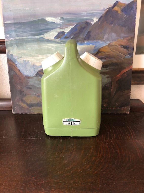 Vintage Dual Hot Cold Insulated Thermos Jug Vintage Thermos Insulated  Server Vintage Thermos Jug Vintage Green Thermos Vintage Dual Thermos 