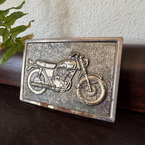 Vintage Triumph Motorcycle Belt Buckle Vintage Motorcycle Belt Buckle Vintage Biker Belt Buckle Vintage Honda Belt Buckle Vintage 70s Buckle