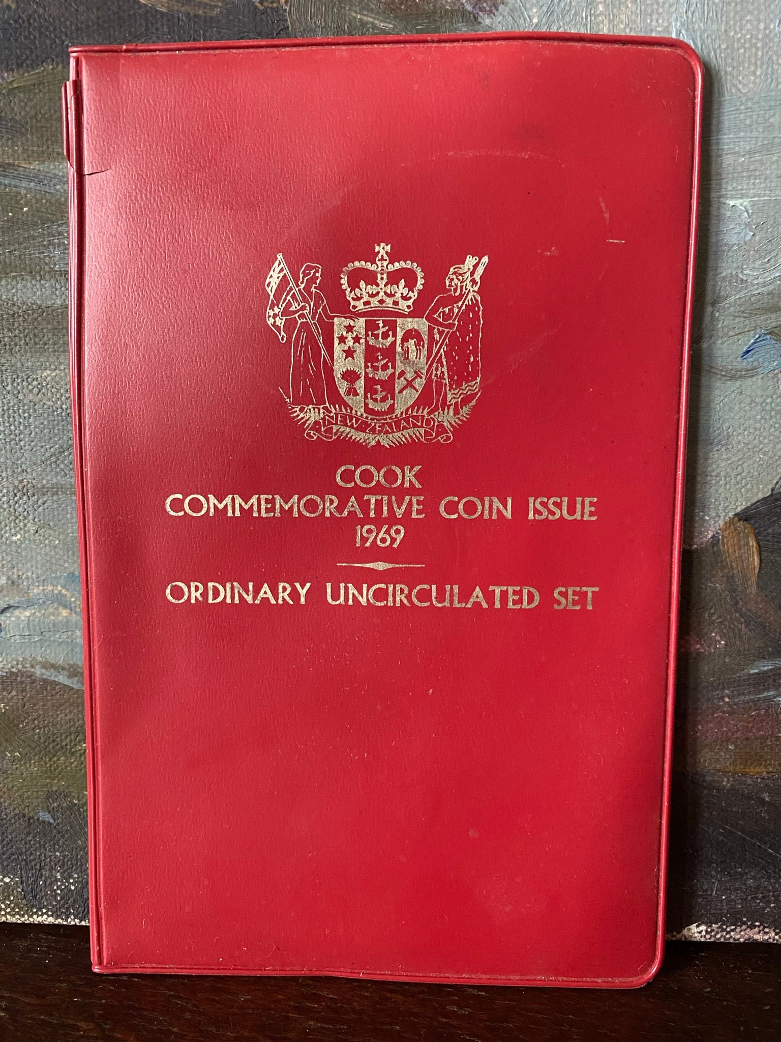 1969 New Zealand Uncirculated Coin Set In Original Case James Cook Commemorative 