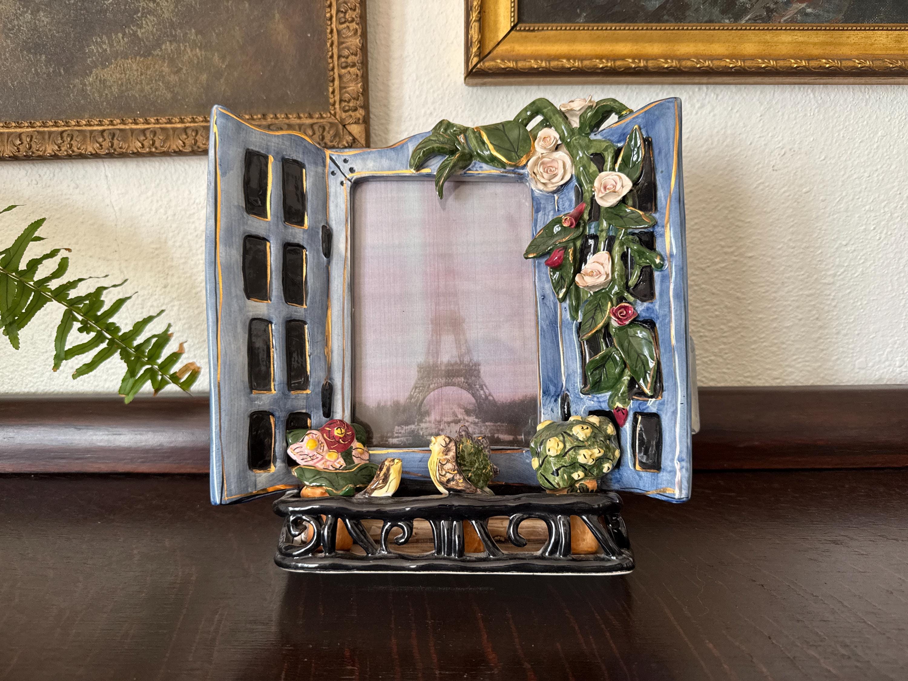 Vintage Blue Sky Clayworks by Heather Goldminc Musical Balcony