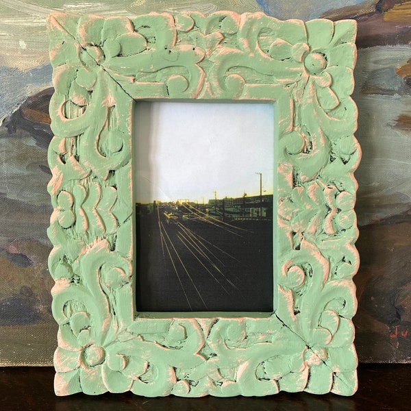 Carved Wood Picture Etsy