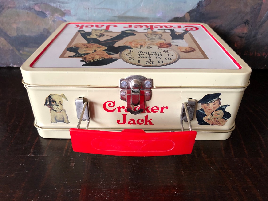 Vintage Cracker Jack Lunch Box Vintage Metal Cracker Jack Etsy